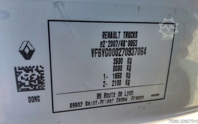 Koffer Renault Master 165.35 - V-51-PGN - OPBOUW + LAADKLEP 75...