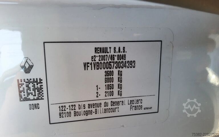 Koffer Renault Master 165.35 - V-73-LTJ - LAADBAK-LAADKLEP - E...