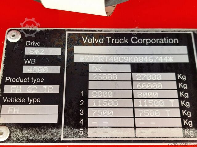 Viehtransport Volvo FH 13.500 6x2 - Livestock 4 deck Finkl + Finkl ...