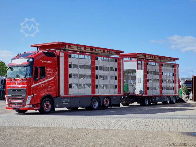 Viehtransport Volvo FH 13.500 6x2 - Livestock 4 deck Finkl + Finkl ...