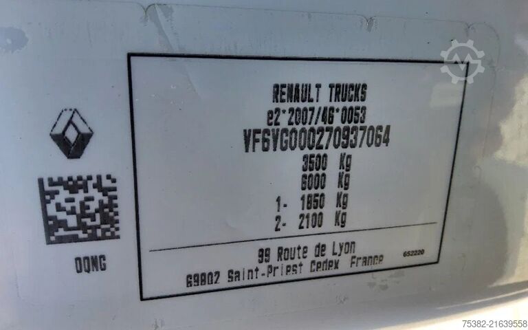 Suitcase Renault Master 165.35 - V-51-PGN - OPBOUW + LAADKLEP 75...