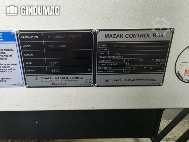 Mazak VCN-530C Mazak VCN-530C