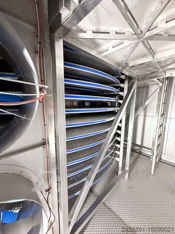 Spiral freezer with pre-tunnel Dohmeyer Cryogenic Freezer Spiral