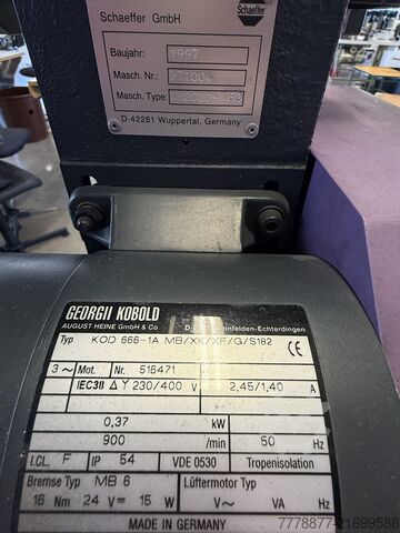 Halbautomatische Druckknopfmaschine – Doppelkopf Schäffer SH2000-160