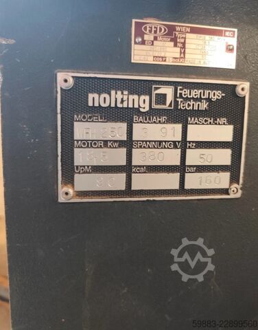 Wood shredder NOLTING WFH 250