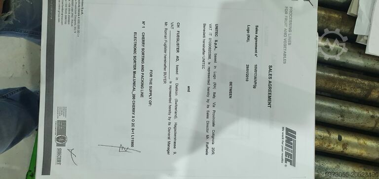 Optikal Sorting Unitec 200 CHERRY