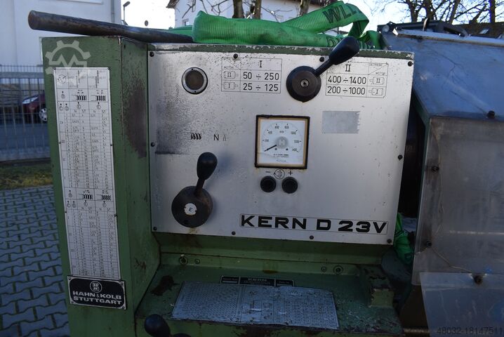 Lead/traction spindle lathe Kern D23 V