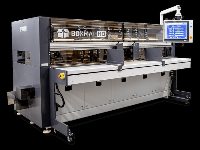 BOXMAT HD โ Automatic Box Making Machine Zemat Boxmaker HD