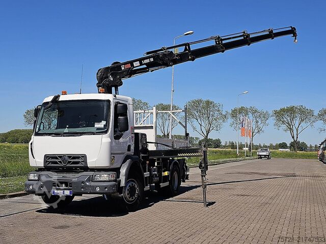 Tipper with crane RENAULT D 240 HIAB 158ES4,16 ton