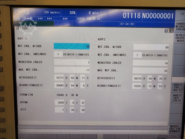 CNC Dreh- und Fräszentrum DMG MORI NZX 2000 / 800 SY2