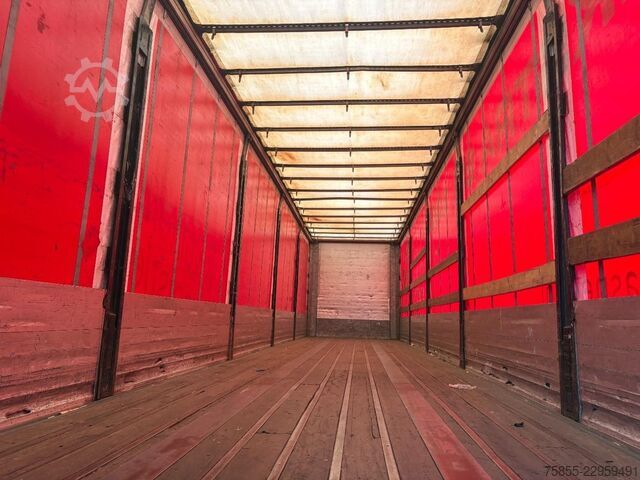 Curtain sided Tracon Trailers TO.S 1518 Tautliner / 2-Axle / Steering / Sideb...