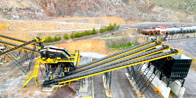 Stone crusher FABO Stationary Crushing Plant Stationary Crushing and Screening Plants