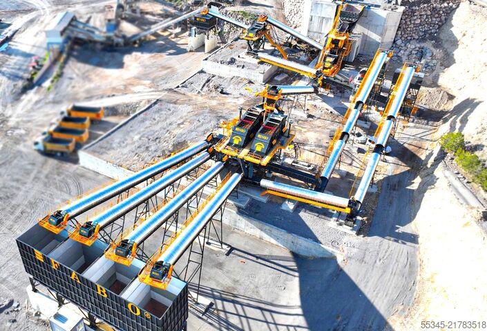 Stone crusher FABO Stationary Crushing Plant Stationary Crushing and Screening Plants