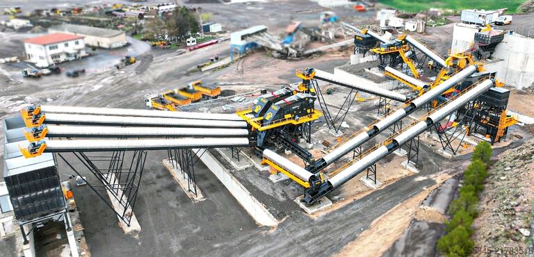 Stone crusher FABO Stationary Crushing Plant Stationary Crushing and Screening Plants