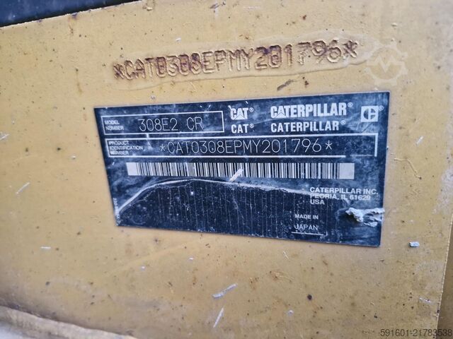 Mini excavator Caterpillar 308E2 CR