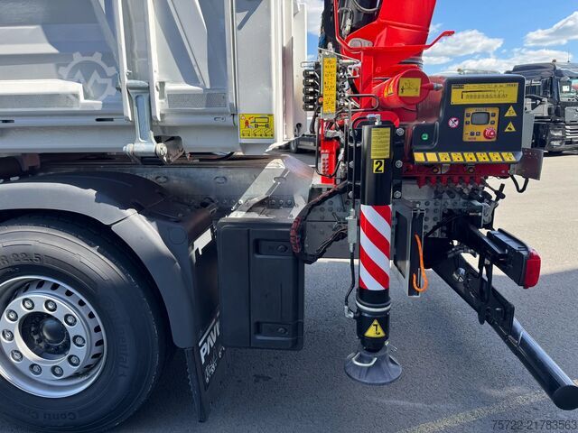 Kipper mit Kran MAN TGS 28.440 6x4-4 BL 2-Seitenkipper Fassi F235 Kran