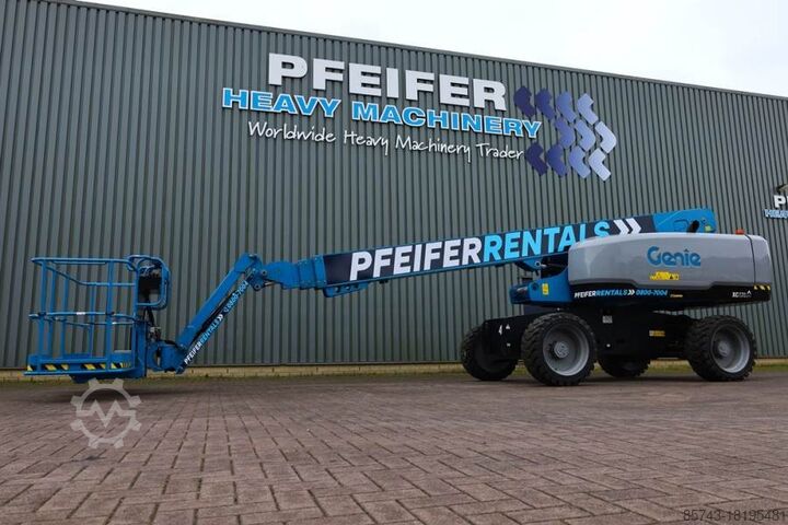 Telescopic boom lift Genie S65XC Valid inspection, *Guarantee! Diesel, 4x4 Dr