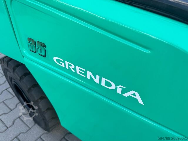 4-wheel forklift Mitsubishi FD35NT /Diesel/Only 6012 hours/New Price