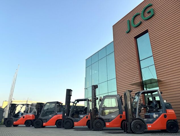 4-wheel forklift Mitsubishi FD35NT /Diesel/Only 6012 hours/New Price