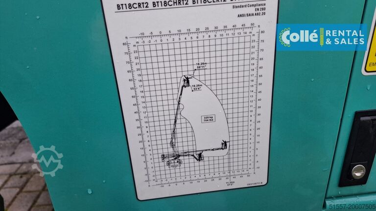 Mobile working platform Dingli BT18CMRT2 | 2025