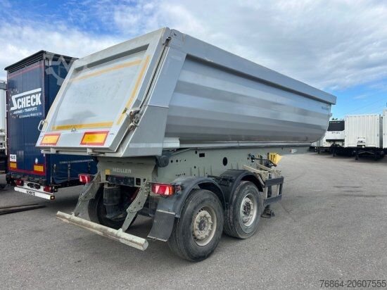 Tipper semitrailer MEILLER MHPS15/18 25M³ LIFTACHSE