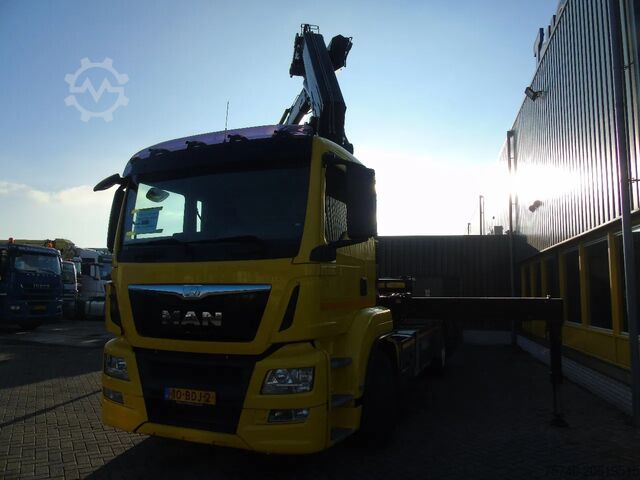 Crane truck MAN TGS 26.360 + FASSI 420AXP.24 + 6X2 STEERING + 4...