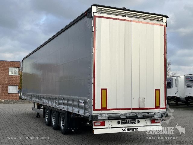 Open semitrailer with tarp Schmitz Cargobull Curtainsider Mega Getränke