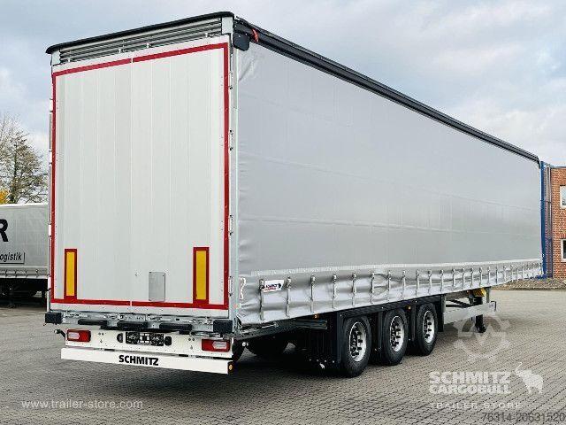 Open semitrailer with tarp Schmitz Cargobull Curtainsider Mega Getränke