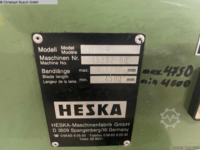 Band Saw - Vertical HESKA SU 6