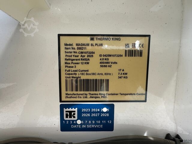 Refrigerated/frozen containers THERMO KING NEW 10FT REEFER / THERMOKING MANUM PLUS