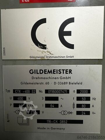 CNC-Dreh- und Fräszentrum Gildemeister CTX 400 With C Axis
