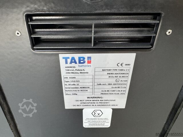 S 1.6 i * Atex EX * Miretti 2G / Zone 1 * NEW battery !! HYSTER S 1.6 i * Atex EX * Miretti 2G / Zone 1 * NEW battery !!