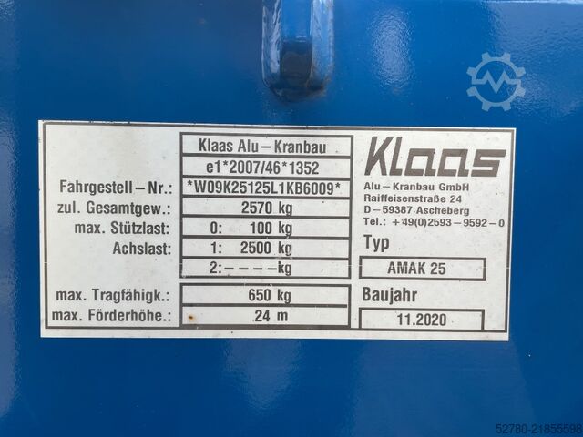 All terrain crane Amak 25