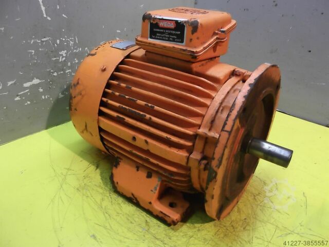 Electric motor 4 kW 2860 rpm foot defective Dietz DR112M/2Q