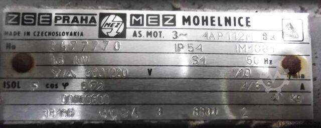 Electric motor 1.5 kW 710 Rpm MEZ 4AP112M8s