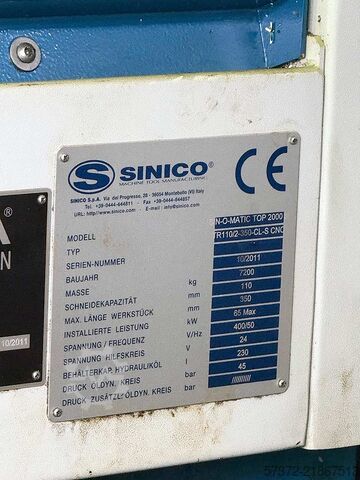 Transfer Machine Sinico Sin-o-matic Top 2000 r1 CNC