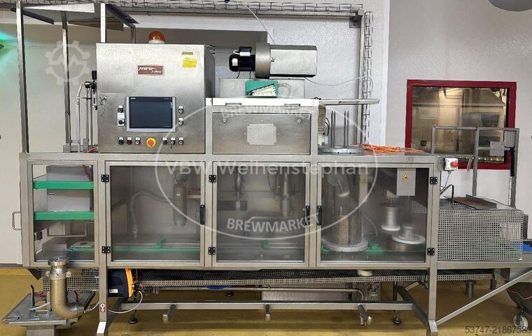 Filling, sealing and labelling machine for plastic buckets; manufactured between Miromatic; Langguth 
