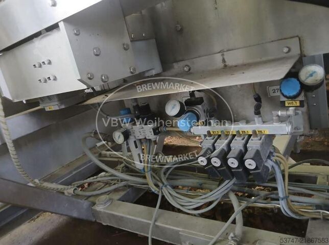 Filling, sealing and labelling machine for plastic buckets; manufactured between Miromatic; Langguth 