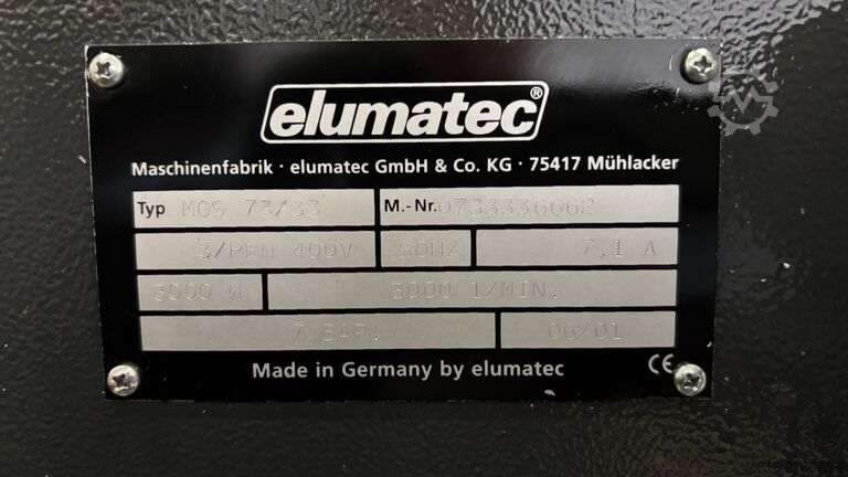 Mitre saw Elumatec MGS 73/33
