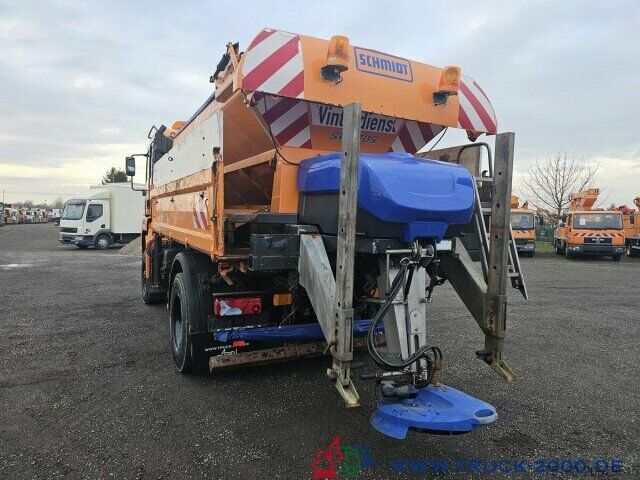 Three-sided tipper truck MAN TGA 18.310 4x4 Kran/FB -Winterdienst-Salzstreuer