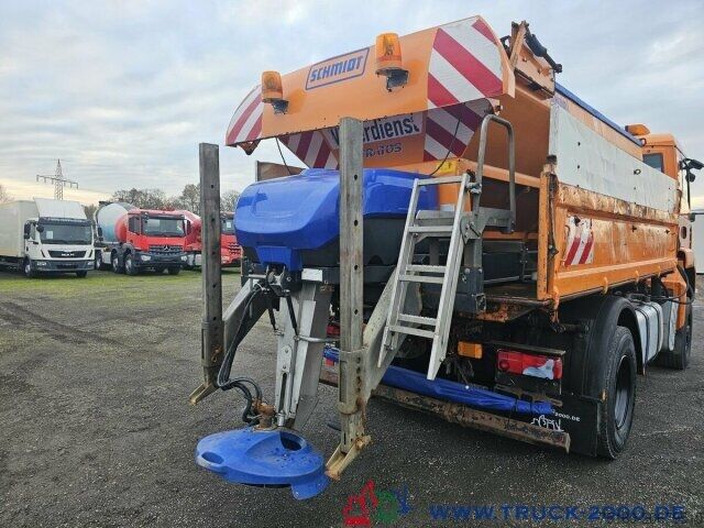 Three-sided tipper truck MAN TGA 18.310 4x4 Kran/FB -Winterdienst-Salzstreuer
