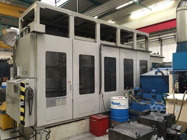 CNC Hor. Production line with 14 pallets Mazak FH 880 PMC
