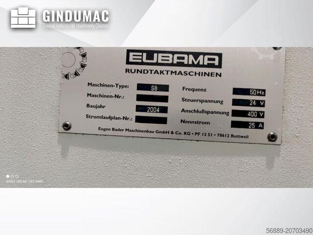 Mehrspindel-Drehmaschine EUBAMA S8