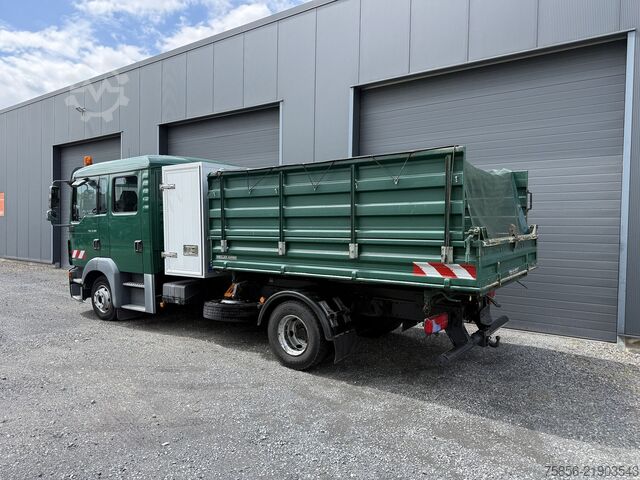 Tipper truck MAN TGL 8.180 4x2 Meiller Kipper Doka