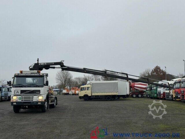Roll-off tipper truck Volvo 340 HIAB Kran 11,9m=790kg 5+6 Steuerkreis Klima