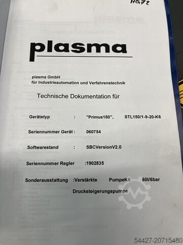 Temperiergerät Plasma Primus 150-STL 150/1-9-20-K6