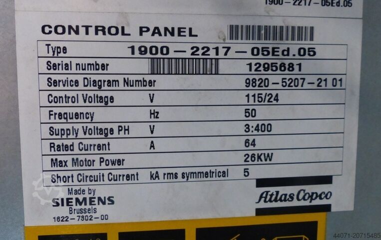 Schraubenkompressor GA26FF Atlas Copco GA26FF