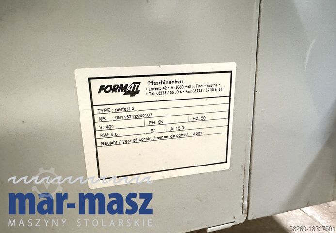 Edge banding machine FELDER FORMAT 4 typ Perfect 3