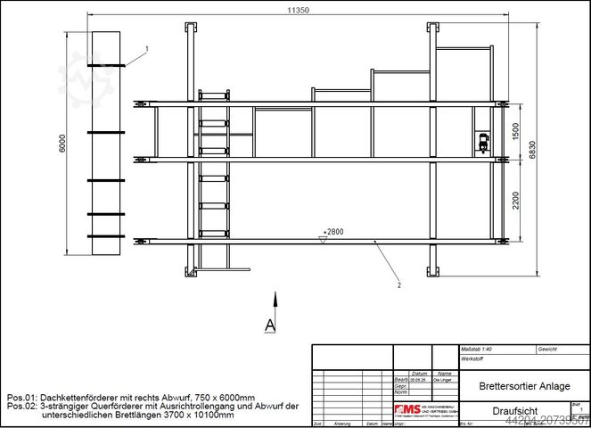 Brettersortieranlage Paul 