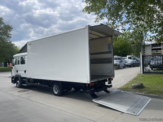 Box van man TGL 8.180 Doka Koffer 1H*Klima*LBW*